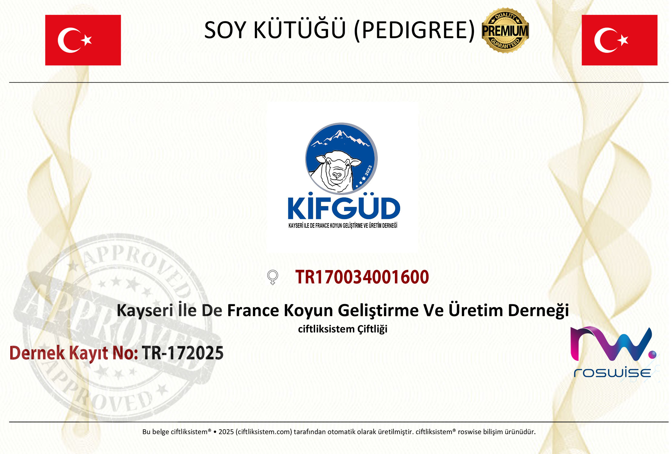 dernek, hayvan birlikleri için soy kütüğü, soy ağacı, pedigri